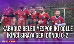 Kabadüz Belediyespor İki Golle İkinci Sıraya Geri Döndü 0-2
