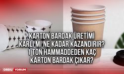 Karton bardak üretimi karlı mı ne kadar kazandırır? 1 ton hammaddeden kaç karton bardak çıkar?