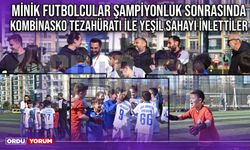 Minik Futbolcular Şampiyonluk Sonrasında Kombinasko Tezahüratı İle Yeşil Sahayı İnlettiler