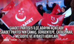 Saadet Partisi 5 İlçe Adayını Açıkladı! Saadet Partisi'nin Çamaş, Gürgentepe, Çatalpınar, Mesudiye ve Aybastı Adayları