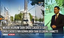 Murat Kurum'dan Ordu Caddesi gafı: Ordu Caddesi'nin adının Ordu'dan geldiğini zannetti