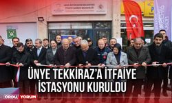 Ünye Tekkiraz’a İtfaiye İstasyonu Kuruldu