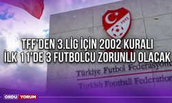 TFF'den 3.Lig İçin 2002 Kuralı, İlk 11'de 3 Futbolcu Zorunlu Olacak