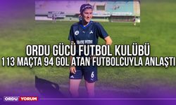 Ordu Gücü Futbol Kulübü 113 Maçta 94 Gol Atan Futbolcuyla Anlaştı