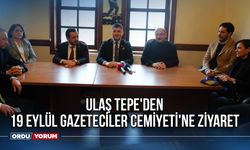 Ulaş Tepe'den 19 Eylül Gazeteciler Cemiyeti'ne ziyaret