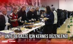 Ünye'de Gazze İçin Kermes Düzenlendi