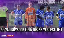 52 Yalıköyspor Ligin Dibine Yerleşti 0-1