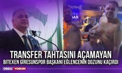 Transfer Tahtasını Açamayan Bitexen Giresunspor Başkanı Eğlencenin Dozunu Kaçırdı