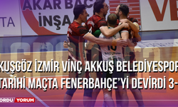 Kuşgöz İzmir Vinç Akkuş Belediyespor, Tarihi Maçta Fenerbahçe’yi Devirdi 3-2