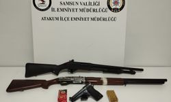 Samsun'da evinde silah bulunan zanlı gözaltına alındı