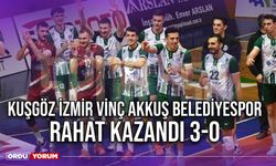 Kuşgöz İzmir Vinç Akkuş Belediyespor Rahat Kazandı 3-0