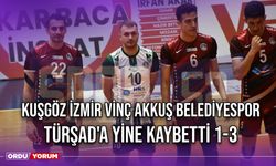 Kuşgöz İzmir Vinç Akkuş Belediyespor, Türşad'a Yine Kaybetti 1-3