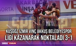 Kuşgöz İzmir Vinç Akkuş Belediyespor Ligi Kazanarak Noktaladı 3-1