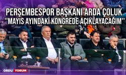 Perşembespor Başkanı Arda Çoluk ''Mayıs Ayındaki Kongrede Açıklayacağım''