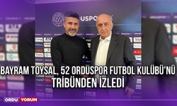 Bayram Toysal, 52 Orduspor Futbol Kulübü'nü Tribünden İzledi