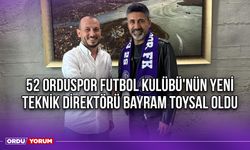 52 Orduspor Futbol Kulübü'nün Yeni Teknik Direktörü Bayram Toysal Oldu