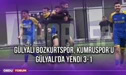 Gülyalı Bozkurtspor, Kumruspor'u Gülyalı'da Yendi 3-1