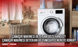 Çamaşır makinesi deterjan gözü hangisi? Çamaşır makinesi deterjan ve yumuşatıcı nereye konur?