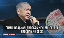 Cumhurbaşkanı Erdoğan neyi müjdeledi! Erdoğan ne dedi?