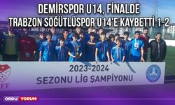 Demirspor U14, Finalde Trabzon Söğütlüspor U14'e Kaybetti 1-2