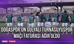 Doğaspor'un Gülyalı Turnasuyuspor Maçı Faturası Ağır Oldu