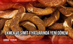 Ekmek ve simit fiyatlarında yeni dönem