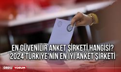 En güvenilir anket şirketi hangisi? 2024 Türkiye'nin en iyi anket şirketi