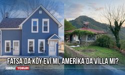 Fatsa'da köy evi mi, Amerika'da villa mı?