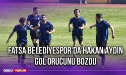 Fatsa Belediyespor'da Hakan Aydın Gol Orucunu Bozdu