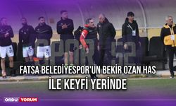 Fatsa Belediyespor'un Bekir Ozan Has İle Keyfi Yerinde