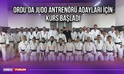 Ordu'da Judo Antrenörü Adayları İçin Kurs Başladı