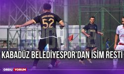 Kabadüz Belediyespor'dan İsim Resti