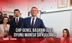 CHP Genel Başkanı Özel, oyunu Manisa'da kullandı
