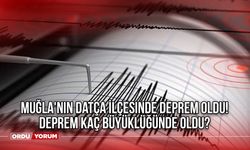 Muğla'nın Datça ilçesinde deprem oldu! Deprem kaç büyüklüğünde oldu?