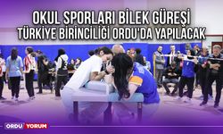 Okul Sporları Bilek Güreşi Türkiye Birinciliği Ordu'da Yapılacak