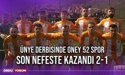 Ünye Derbisinde Oney 52 Spor Son Nefeste Kazandı 2-1