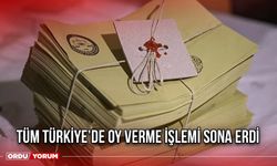 Tüm Türkiye’de Oy Verme İşlemi Sona Erdi