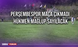 Perşembespor Maça Çıkmadı, Hükmen Mağlup Sayılacak