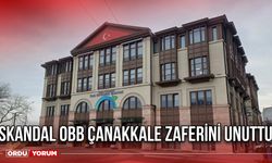 Skandal OBB Çanakkale Zaferini Unuttu