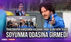 Trabzonspor Karşısında Kazanan Taraf Olan Fatih Tekke, Soyunma Odasına Girmedi