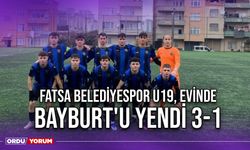 Fatsa Belediyespor U19, Evinde Bayburt'u Yendi 3-1