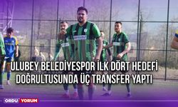 Ulubey Belediyespor İlk Dört Hedefi Doğrultusunda Üç Transfer Yaptı