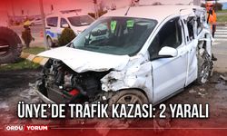Ünye’de Trafik Kazası: 2 Yaralı