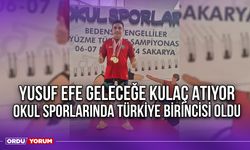 Yusuf Efe Geleceğe Kulaç Atıyor, Okul Sporlarında Türkiye Birincisi Oldu