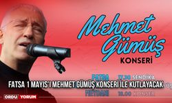 Fatsa 1 Mayıs'ı Mehmet Gümüş Konseri İle Kutlayacak