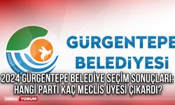 2024 Gürgentepe Belediye Seçim Sonuçları: Hangi Parti Kaç Meclis Üyesi Çıkardı?