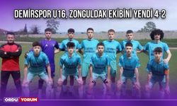 Demirspor U16, Zonguldak Ekibini Yendi 4-2