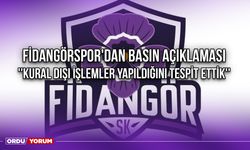 Fidangörspor'dan Basın Açıklaması ''Kural Dışı İşlemler Yapıldığını Tespit Ettik''