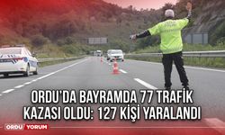 Ordu’da Bayramda 77 Trafik Kazası Oldu: 127 Kişi Yaralandı
