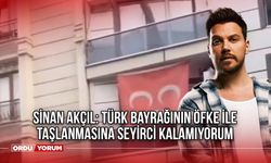 Sinan Akçıl: Türk bayrağının öfke ile taşlanmasına seyirci kalamıyorum